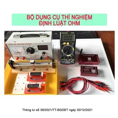 BỘ DỤNG CỤ THÍ NGHIỆM ĐỊNH LUẬT OHM - hình 3