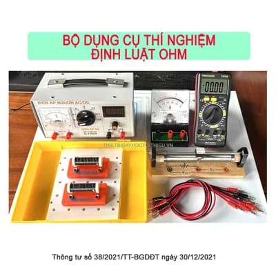 BỘ DỤNG CỤ THÍ NGHIỆM ĐỊNH LUẬT OHM - hình 4
