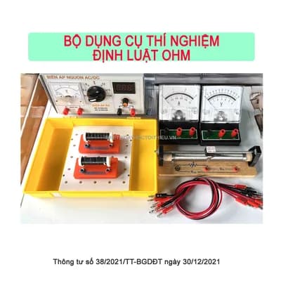 BỘ DỤNG CỤ THÍ NGHIỆM ĐỊNH LUẬT OHM - hình 5