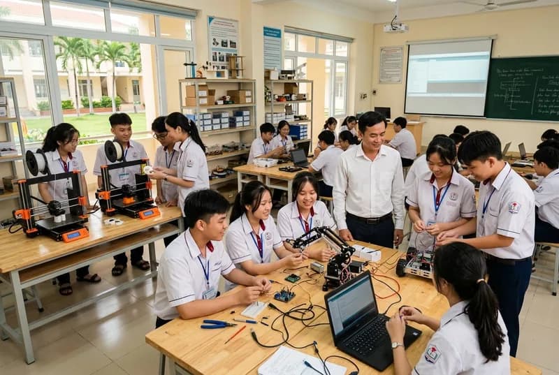 Không gian giáo dục STEM đa năng tại trường phổ thông theo Thông tư 86