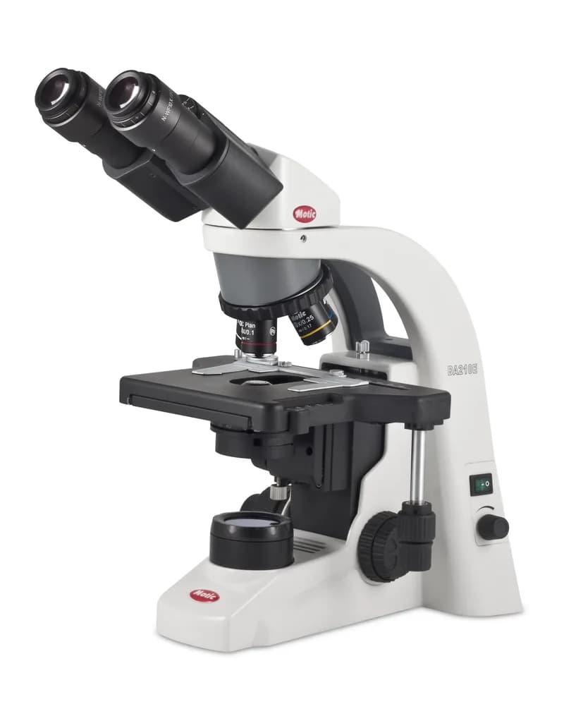 Kính hiển vi sinh học Motic BA210E hai mắt, nhìn nghiêng
