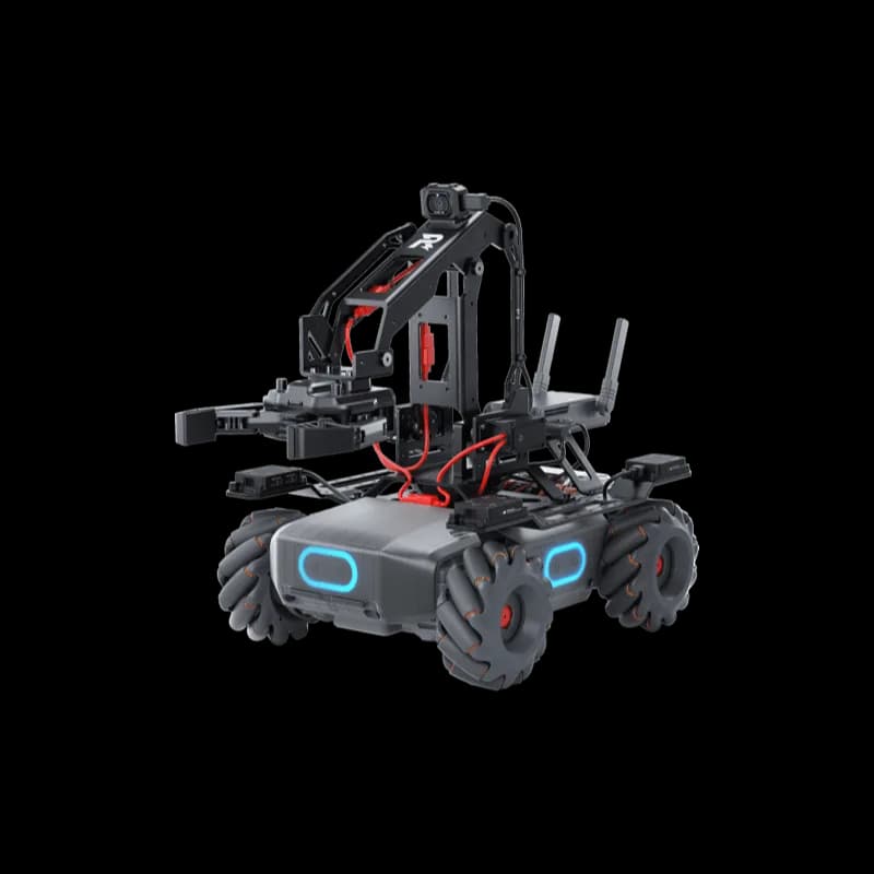 Robot giáo dục DJI RoboMaster EP Core với bánh xe đa hướng, tay máy và tay gắp