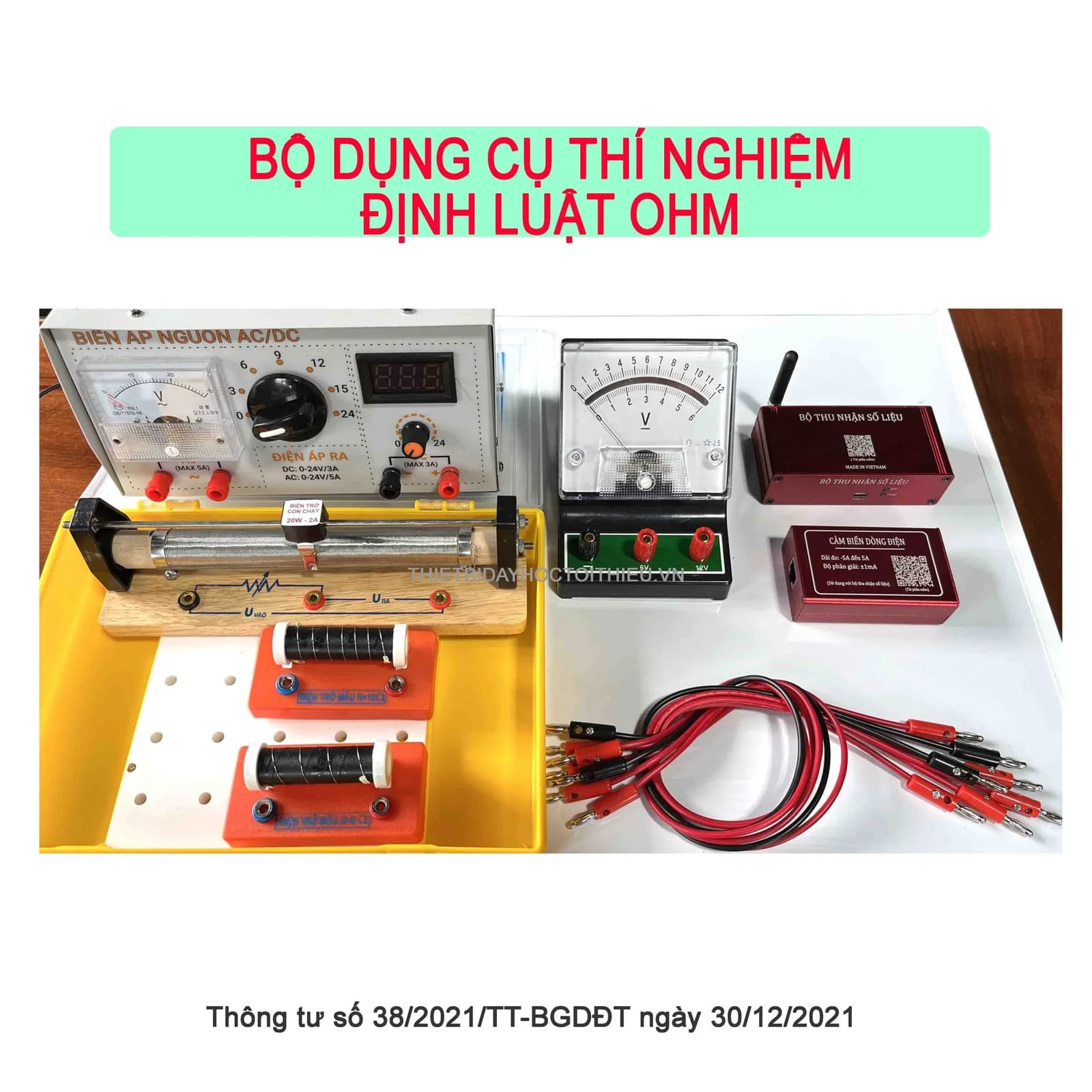 BỘ DỤNG CỤ THÍ NGHIỆM ĐỊNH LUẬT OHM - hình 2