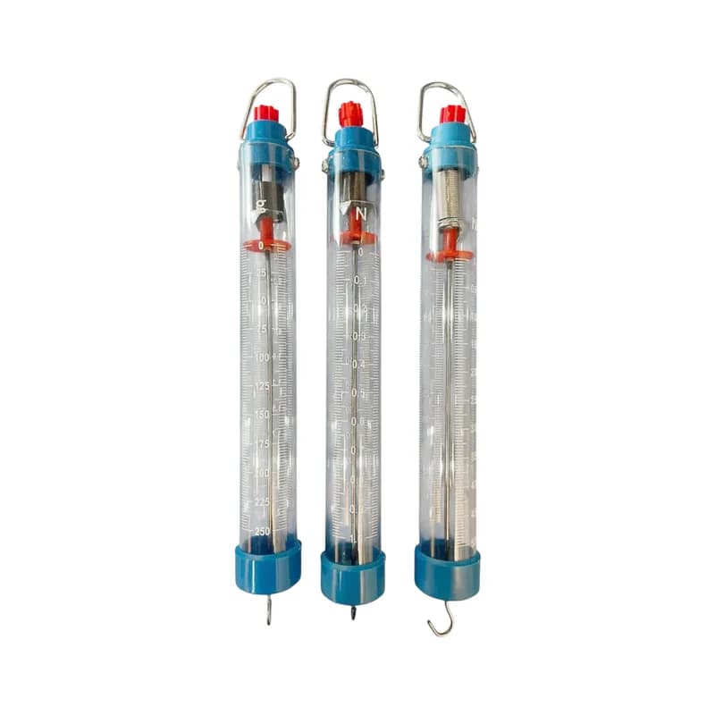 Bộ ba lực kế lò xo gắn bảng dải đo 1N, 2.5N và 5N