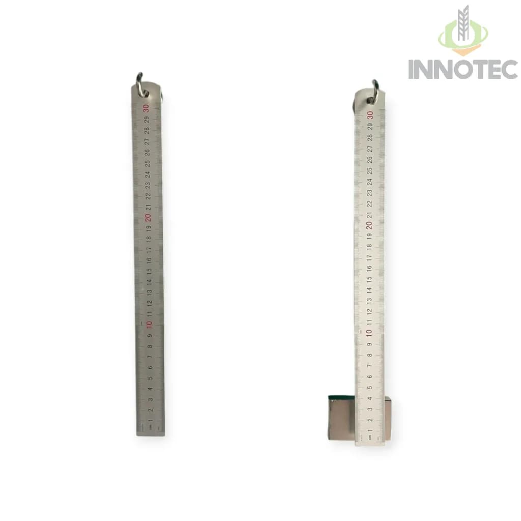 Bộ thí nghiệm dòng điện Fuco gắn bảng Innotec gồm nam châm đất hiếm và thước nhôm